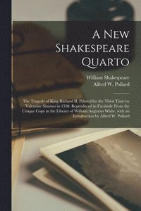 bokomslag A New Shakespeare Quarto