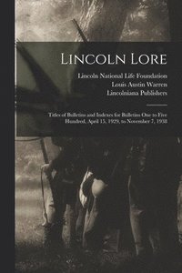bokomslag Lincoln Lore