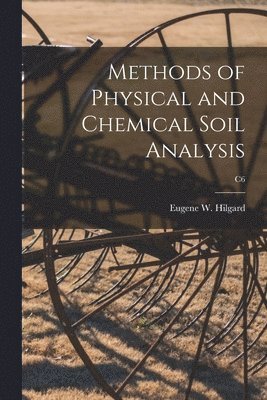 Methods of Physical and Chemical Soil Analysis; C6 1