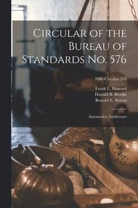 bokomslag Circular of the Bureau of Standards No. 576
