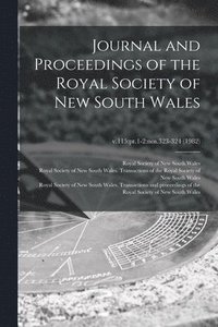 bokomslag Journal and Proceedings of the Royal Society of New South Wales; v.115