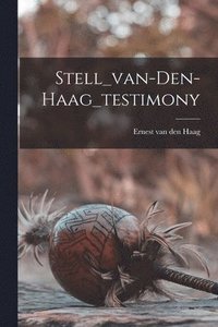 bokomslag Stell_van-den-haag_testimony