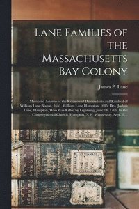 bokomslag Lane Families of the Massachusetts Bay Colony