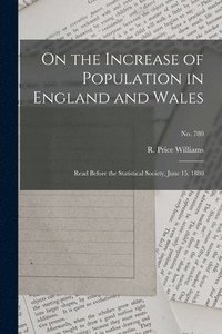 bokomslag On the Increase of Population in England and Wales