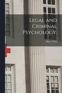 bokomslag Legal and Criminal Psychology.