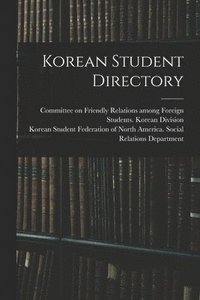 bokomslag Korean Student Directory