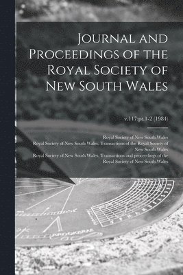 Journal and Proceedings of the Royal Society of New South Wales; v.117 1