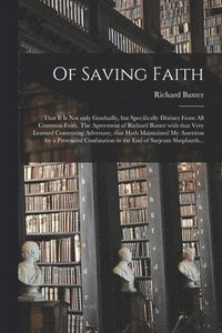 bokomslag Of Saving Faith