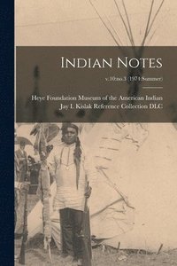 bokomslag Indian Notes; V.10