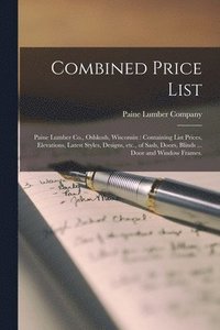 bokomslag Combined Price List