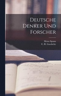 bokomslag Deutsche Denker Und Forscher