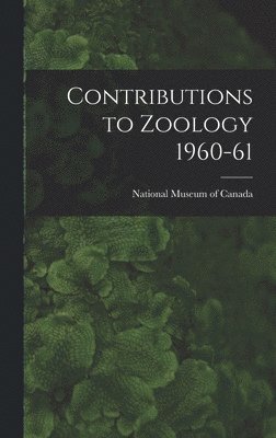 bokomslag Contributions to Zoology 1960-61