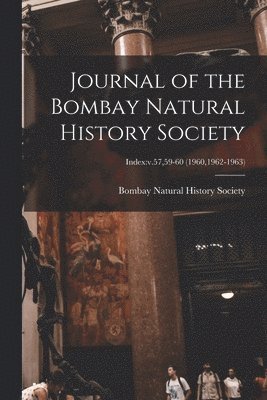 bokomslag Journal of the Bombay Natural History Society; Index