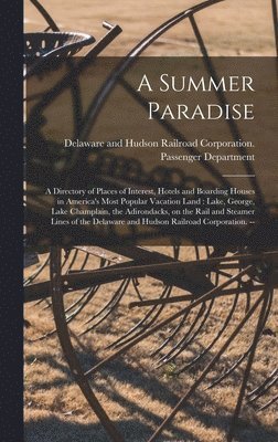 bokomslag A Summer Paradise: a Directory of Places of Interest, Hotels and Boarding Houses in America's Most Popular Vacation Land: Lake, George, L