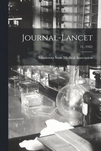 bokomslag Journal-Lancet; 72, (1952)