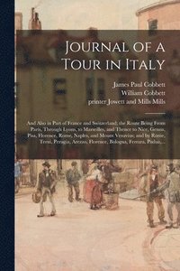 bokomslag Journal of a Tour in Italy