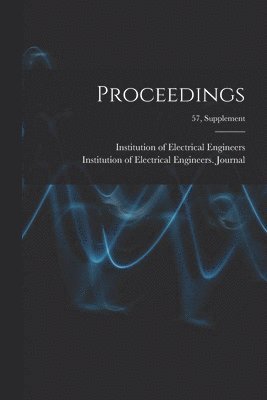 bokomslag Proceedings; 57, supplement