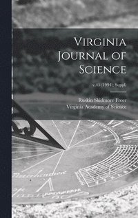 bokomslag Virginia Journal of Science; v.45 (1994); Suppl.