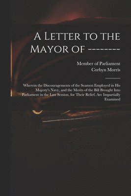 bokomslag Letter to the Mayor of --------