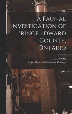 A Faunal Investigation of Prince Edward County, Ontario 1