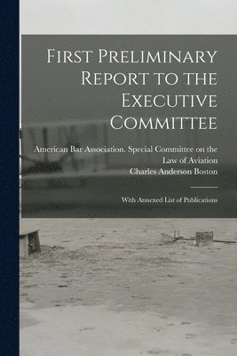 First Preliminary Report to the Executive Committee 1