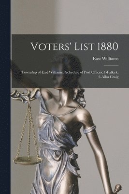 Voters' List 1880 [microform] 1