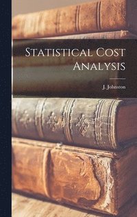 bokomslag Statistical Cost Analysis