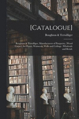 [Catalogue], Häftad