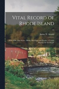 bokomslag Vital Record of Rhode Island