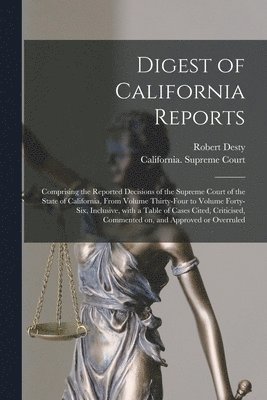 Digest of California Reports 1