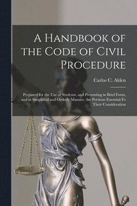 bokomslag A Handbook of the Code of Civil Procedure