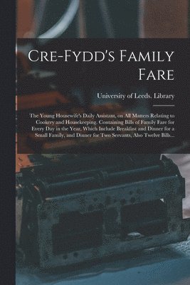 bokomslag Cre-Fydd's Family Fare