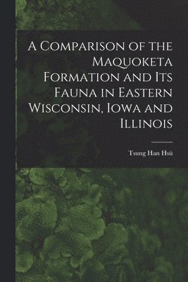 bokomslag A Comparison of the Maquoketa Formation and Its Fauna in Eastern Wisconsin, Iowa and Illinois