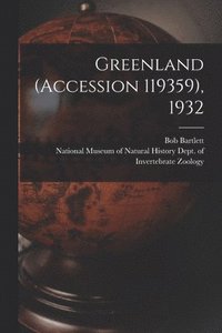 bokomslag Greenland (Accession 119359), 1932