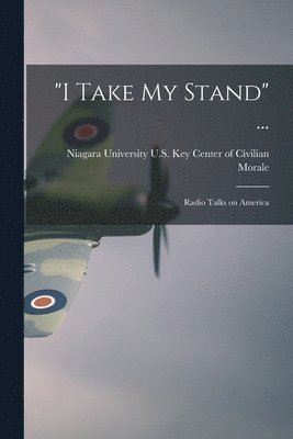 bokomslag "I Take My Stand" ...