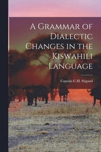 bokomslag A Grammar of Dialectic Changes in the Kiswahili Language