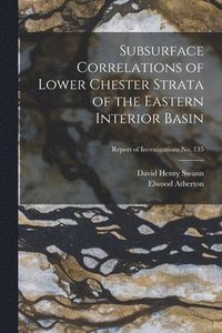 bokomslag Subsurface Correlations of Lower Chester Strata of the Eastern Interior Basin; Report of Investigations No. 135