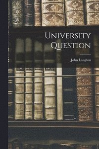 bokomslag University Question
