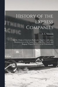 bokomslag History of the Express Companies