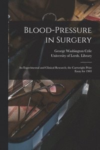 bokomslag Blood-pressure in Surgery