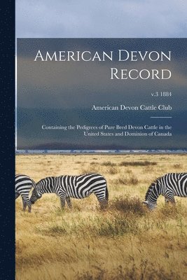 bokomslag American Devon Record