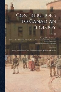 bokomslag Contributions to Canadian Biology