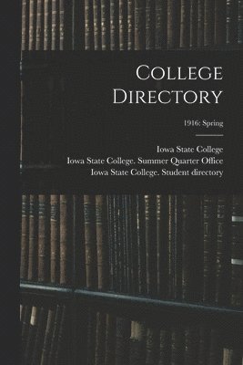 College Directory; 1916 1
