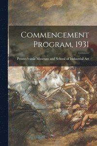bokomslag Commencement Program, 1931