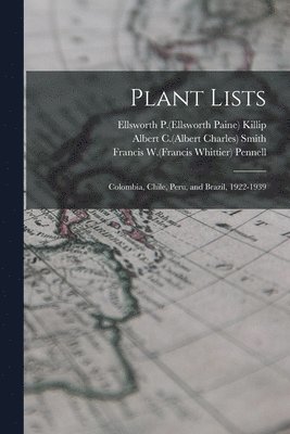 bokomslag Plant Lists