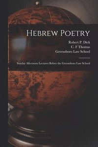 bokomslag Hebrew Poetry