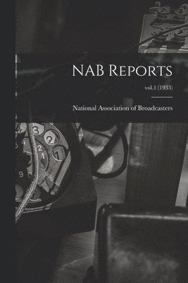 NAB Reports; vol.1 (1933) 1