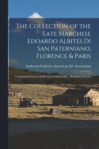 bokomslag The Collection of the Late Marchese Edoardo Albites di San Paterniano, Florence & Paris: Comprising Etruscan & Roman Gold Jewelry... Bronzes, Frescoes