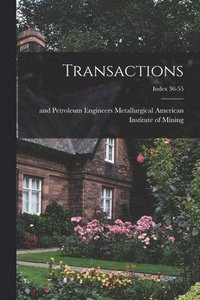 bokomslag Transactions; Index 36-55