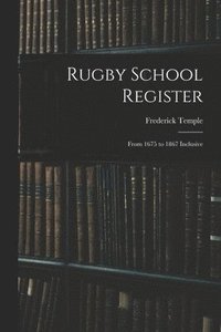 bokomslag Rugby School Register